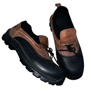 Lands End Duck Boot Shoes Rubber Leather Waterproof Men’s Size 13
